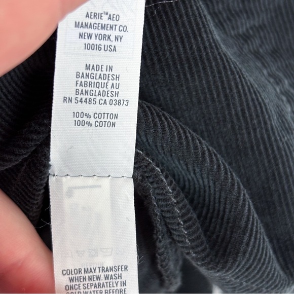 OFFLINE by Aerie Corduroy Oversized Quarter Zip Shacket Sz S - Picture 9 of 10